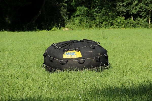 Enveloppe de la montgolfière dans son sac